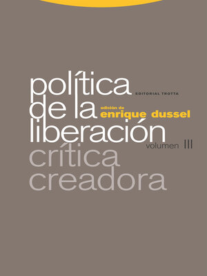 cover image of Política de la Liberación, Volumen III